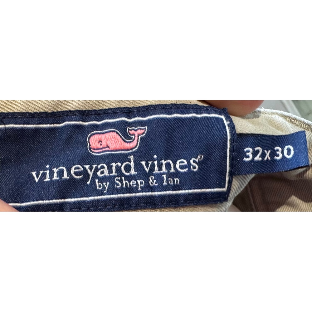 Vineyard Vines Club Pant Chino Straight Leg Khaki Tan Mens 32x30 - Picture 6 of 7